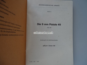 Anleitung für die Waffenmechaniker "Die 9mm Pistole 49 (Pist. 49)"