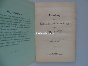 Anleitung zu Pistole 1900/06 Parabellum