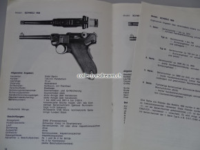 Büchlein (originales Exemplar kein Nachdruck) Die Geschichte der Parabellum-Pistole in der Schweiz R. Kornmayer