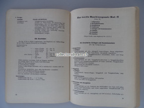 Reglement/Anleitung Vorschriften für den Waffenmechanikerdienst an Handfeuer- und Automatwaffen. I. Teil & II. Teil / 1954