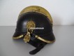 Antiker Feuerwehrhelm aus Leder um 1890/1900