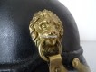 Antiker Feuerwehrhelm aus Leder um 1890/1900