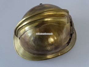 Feuerwehrhelm Frankreich Sapeurs Pompiers de Kingersheim Elsass, ca. um 1900/20