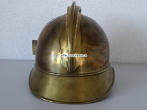 Feuerwehrhelm Frankreich Sapeurs Pompiers de Kingersheim Elsass, ca. um 1900/20