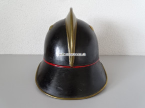 Feuerwehr Metallhelm mit Messingkamm