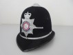 Originaler britischer Bobbyhelm, " Northamptonshire Police "