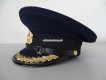 DDR - NVA Marine Offiziers Schirmmütze Kapitän, Grösse 54