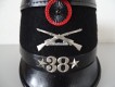 Tschako / Käppi Ordonnanz 1898 Infanterie Bat. 38 Bern