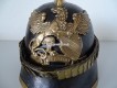 Lederhelm, Baden für Feuerwehr ca. um 1900