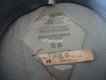 Schirmmütze Polizei Hamburg, datiert 1959