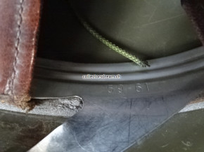 Stahlhelm, Schweizer Armee, Model 71/90, mit Tragering für Kampftenue 90 Grösse 59-61