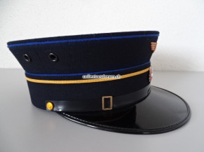 SBB - CFF - FFS Dienstmütze , Metallflügelrad und emailierte eidg. Kokarde, Grösse 58