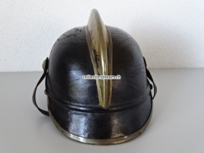 Antiker Feuerwehrhelm aus Leder, wohl Bern um 1880/1900