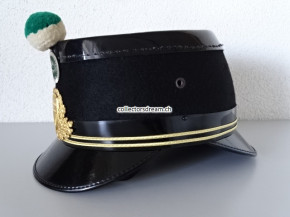 Offiziers Tschako Gendarmerie Vaud / Waadt Oberleutnant