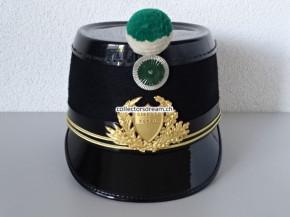 Offiziers Tschako Gendarmerie Vaud / Waadt Oberleutnant