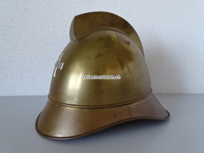 Feuerwehrhelm aus Messing ca. 1920/30-er Jahre