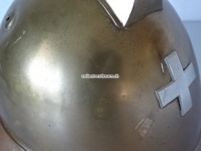 Feuerwehrhelm aus Messing ca. 1920/30-er Jahre