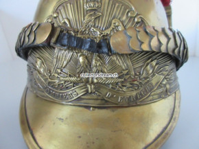 Antiker Feuerwehrhelm, um 1860/65, Epoche II. Kaiserreich Napoleon III