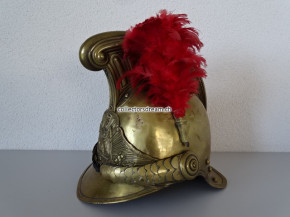 Antiker Feuerwehrhelm, um 1860/65, Epoche II. Kaiserreich Napoleon III