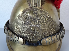 Antiker Feuerwehrhelm, um 1860/65, Epoche II. Kaiserreich Napoleon III