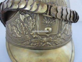 Antiker Feuerwehrhelm, ca. um 1810-1860,  wohl Kommandant, Sapeur Pompiers Espaubourg