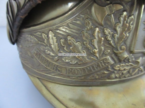 Antiker Feuerwehrhelm, ca. um 1810-1860,  wohl Kommandant, Sapeur Pompiers Espaubourg