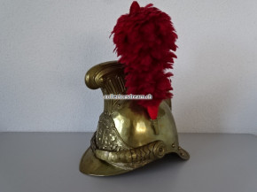 Antiker Feuerwehrhelm, ca. um 1810-1860,  wohl Kommandant, Sapeur Pompiers Espaubourg