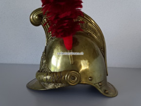 Antiker Feuerwehrhelm, ca. um 1810-1860,  wohl Kommandant, Sapeur Pompiers Espaubourg
