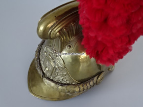 Antiker Feuerwehrhelm, ca. um 1810-1860,  wohl Kommandant, Sapeur Pompiers Espaubourg