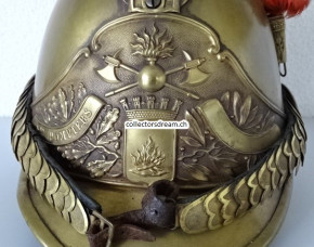 Antiker Feuerwehrhelm, Model 1855