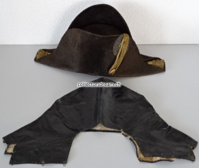 Zweispitz Offiziershut (Bicorne) cantonal Vaud / Waadt