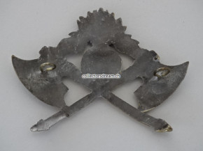 Sappeuer Messing Emblem Ord. 1861 zum "Melonen Hut"