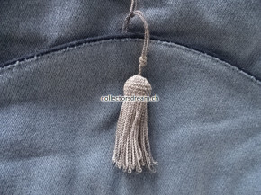 Offiziers Feldmütze sog. "Policemütze" Oberstleutnant ab Ord. 1917 & 1926 Silberfaden