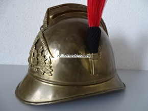 Antiker Feuerwehrhelm Frankreich ca. um 1900/20 Sapeurs Pompiers Heimsbrunn