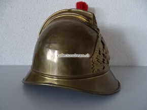 Antiker Feuerwehrhelm Frankreich ca. um 1900/20 Sapeurs Pompiers Heimsbrunn