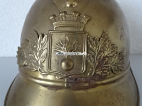 Antiker Feuerwehrhelm Frankreich ca. um 1900/20 Sapeurs Pompiers