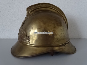 Antiker Feuerwehrhelm Frankreich ca. um 1900/20 Sapeurs Pompiers