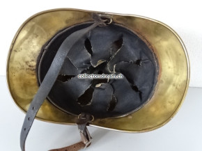 Antiker Feuerwehrhelm Frankreich ca. um 1900/20 Sapeurs Pompiers