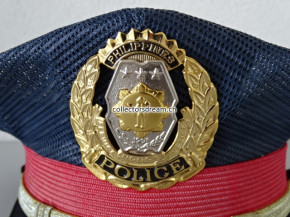Offiziers Schirmmütze Police Philippines