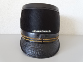 Offiziers Tschako / Käppi Oberleutnant Ordonnanz 1898 Park-Artillerie Röm. III