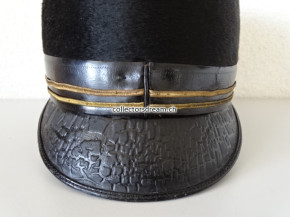 Offiziers Tschako / Käppi Oberleutnant Ordonnanz 1898 Park-Artillerie Röm. III