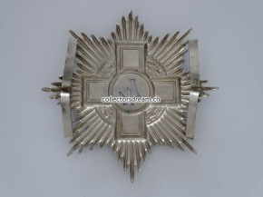 Kavallerie Tschako Abzeichen Schwardon 4 Ord. 1883/84