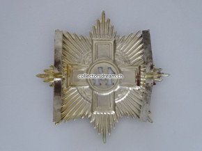 Kavallerie Tschako Abzeichen Schwardon 14 Ord. 1883/84