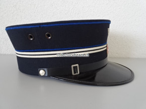 SBB - CFF - FFS Dienstmütze Metallflügelrad & emailierte eidg. Kokarde, Grösse 57