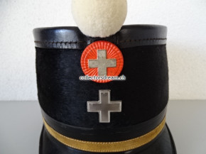 Tschako / Käppi Stabs Major Ord. 1898