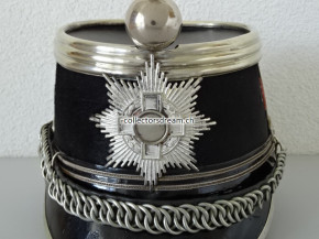 Kavallerie Offiziers Guiden Käppi / Tschako, Oberleutnant Ord. 1883/84