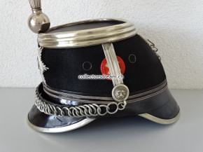 Kavallerie Offiziers Guiden Käppi / Tschako, Oberleutnant Ord. 1883/84