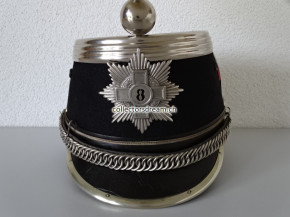 Kavallerie Offiziers Guiden Käppi / Tschako Leutnant Ord. 1883/84 Schwadron 8