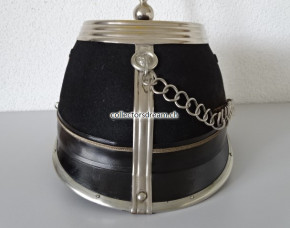Kavallerie Offiziers Guiden Käppi / Tschako Leutnant Ord. 1883/84 Schwadron 8