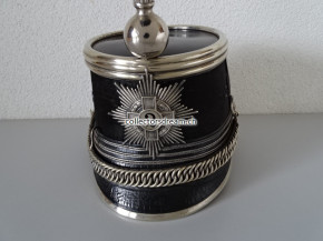 Kavallerie Offiziers Dragoner Käppi / Tschako Hauptmann Ord. 1883/84 Schwadron 2, Ct. Vaud / Waadt